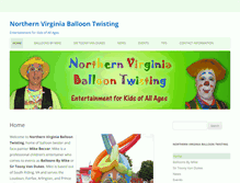 Tablet Screenshot of northernvirginiaballoontwisting.com